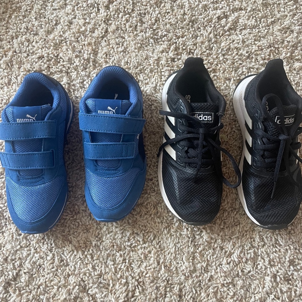 Bundle of two pairs of boys shoes size 13